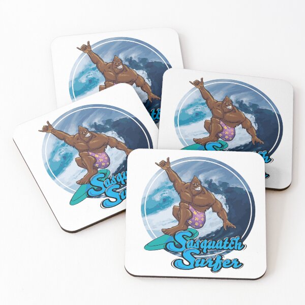 Item preview, Sasquatch Surfer designed and sold by graphicgiant.