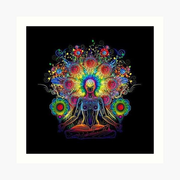 Chakra, tantra, yoga, meditation, peace, serenity, life balance,aura,  astral plane, life force, energy Art Print for Sale by Nostrathomas66