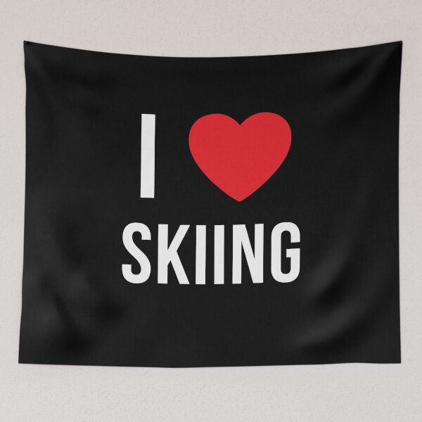 Item preview, I ♥ SKIING designed and sold by TheILoveShop ❤️.