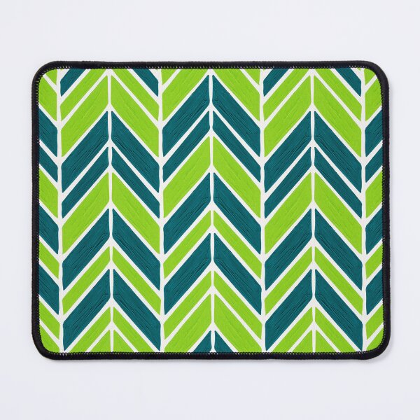 Item preview, Intermittent Herringbone – Greens designed and sold by Cat Coquillette.