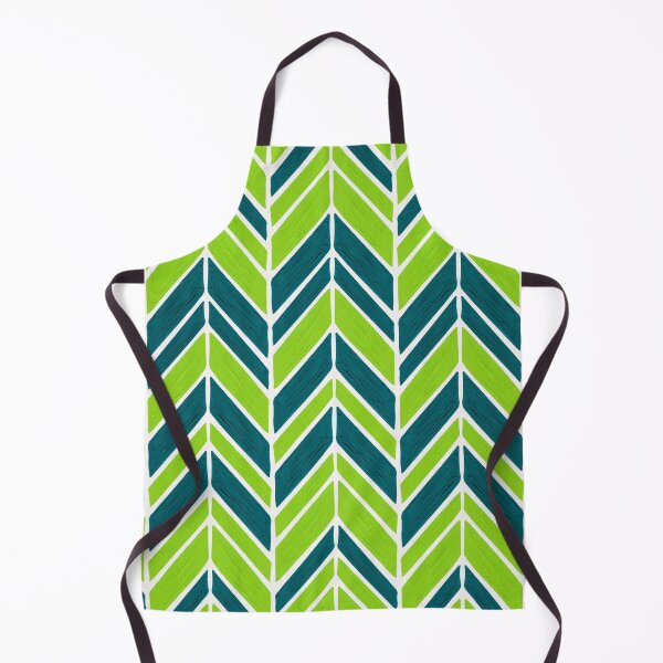 Item preview, Intermittent Herringbone – Greens designed and sold by Cat Coquillette.