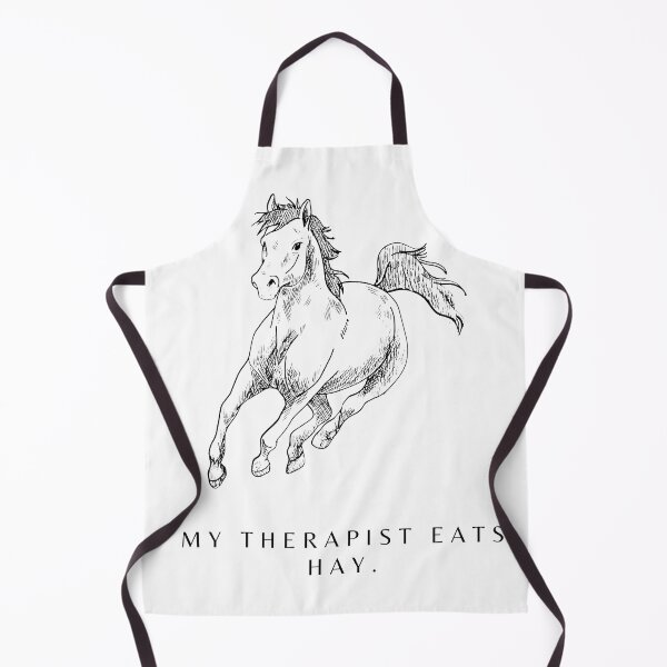 Item preview, My therapist eats hay (horse) designed and sold by LiliesValley.