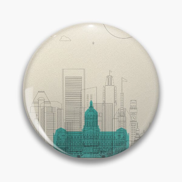 Item preview, Abstract City Posters: Baltimore, Maryland designed and sold by A Deniz Akerman.