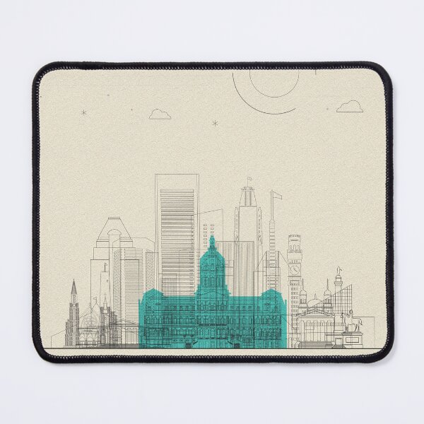 Item preview, Abstract City Posters: Baltimore, Maryland designed and sold by A Deniz Akerman.