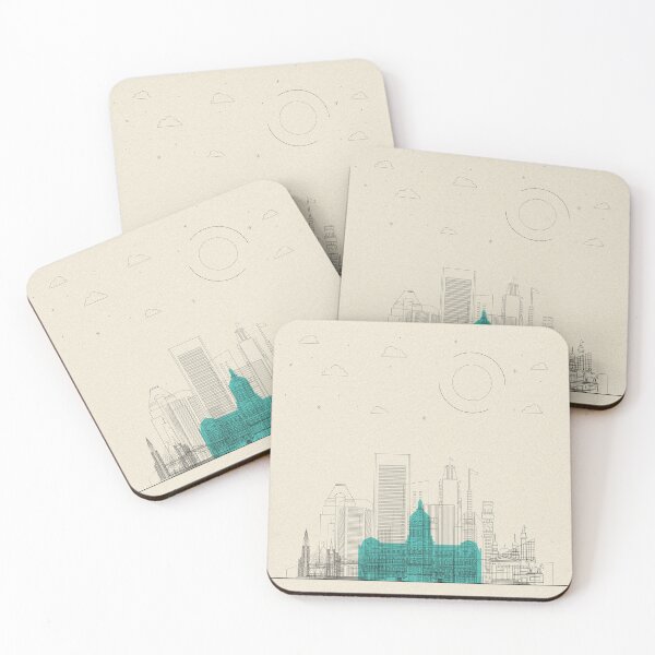 Item preview, Abstract City Posters: Baltimore, Maryland designed and sold by A Deniz Akerman.