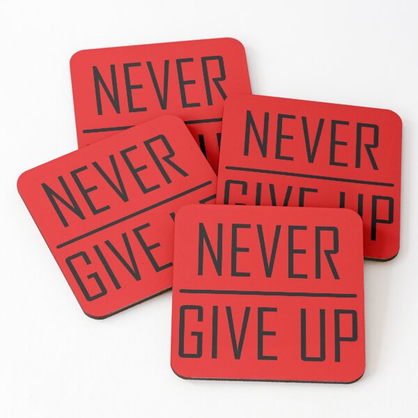 Item preview, Never Give Up, Motivation designed and sold by Koala Designs.