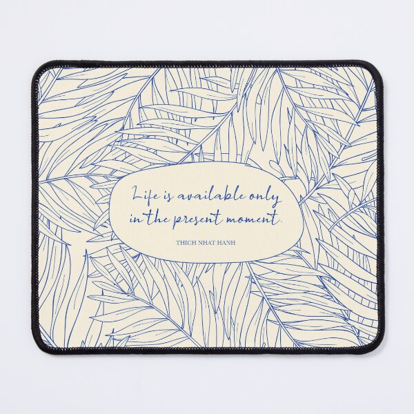 Item preview, Life is available only in the present moment. - Thich Nhat Hanh designed and sold by StudioCitrine.