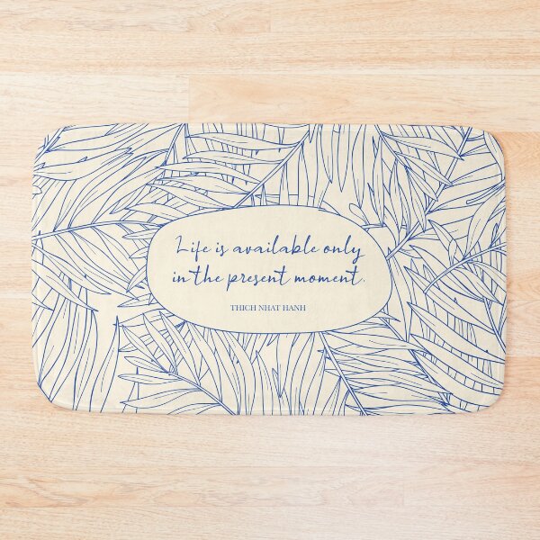 Item preview, Life is available only in the present moment. - Thich Nhat Hanh designed and sold by StudioCitrine.