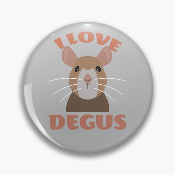 Item preview, Little cute degu: I Love Degus designed and sold by JanooFactory.