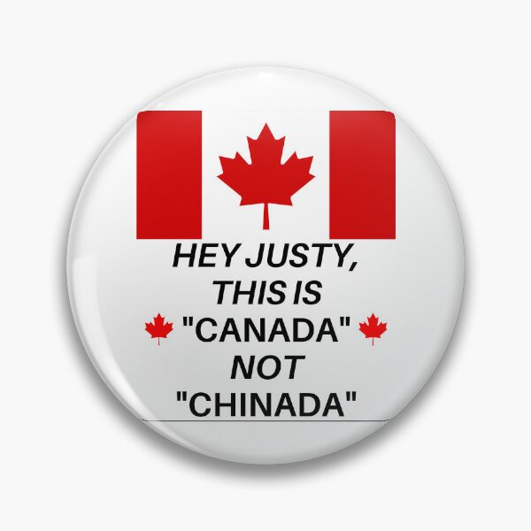 Item preview, ¡Hola, Justi! Esto es Canadá, no Chinada Texto negro designed and sold by TWMBDesigns.