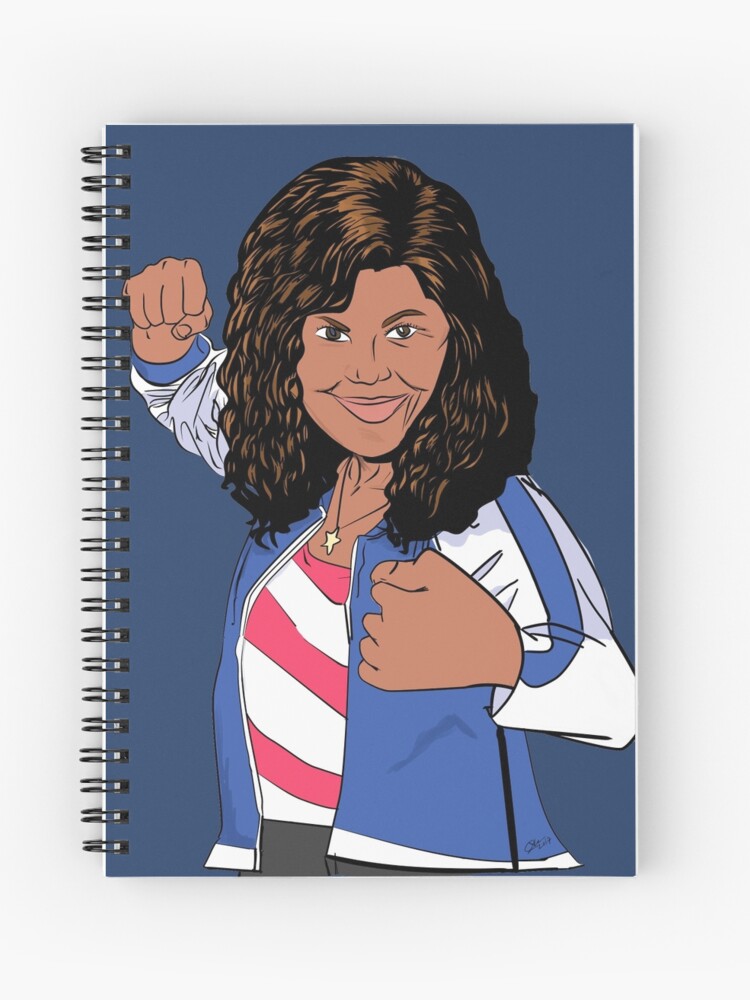 Aida Rodriguez As Miss America Chavez The Young Turks Fanart Spiral Notebook By Daburninator22 Redbubble redbubble