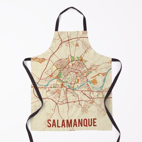Item preview, Salamanca city map print - Art deco designed and sold by PostersProf1.