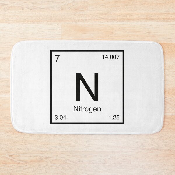 Item preview, Nitrogen Element (black) designed and sold by AllAboutScience.