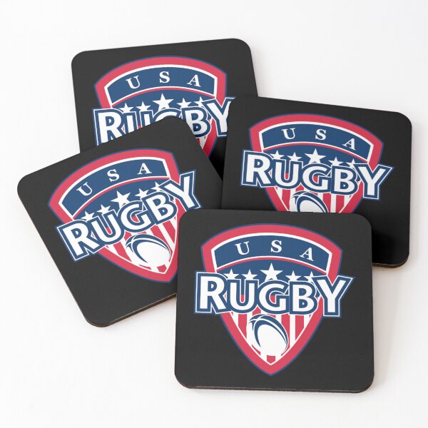 Artikelvorschau, Rugbyball und Schild USA Essential T-Shirt entworfen und verkauft von mercedesfr47.