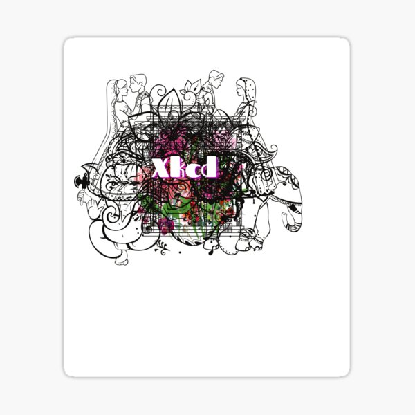 Vista previa del artículo con la obra «xkcd», diseñado y vendido por Sweetshop212.
