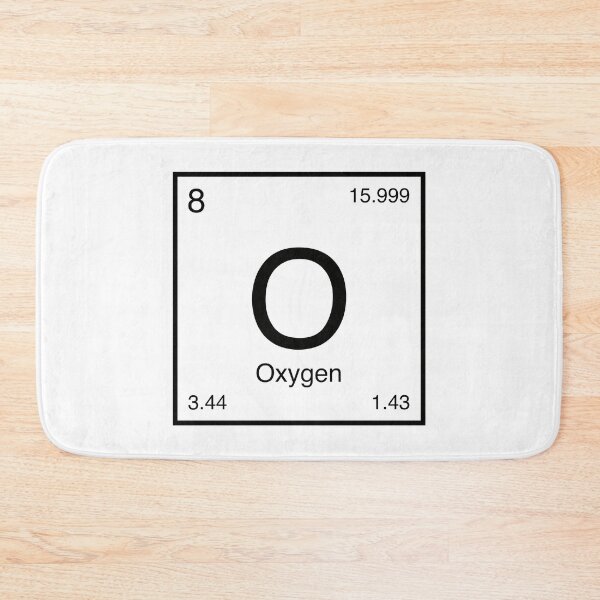 Item preview, Oxygen Element (black) designed and sold by AllAboutScience.
