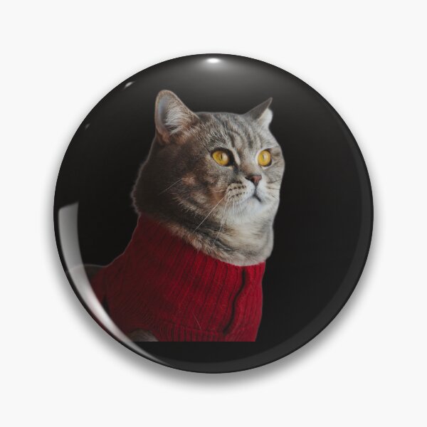 Item preview, Cat in red sweater #10 designed and sold by Aria Solaria.