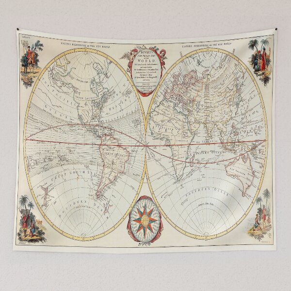 Item preview, Map of The World Art Print designed and sold by Nils Petter Stein.