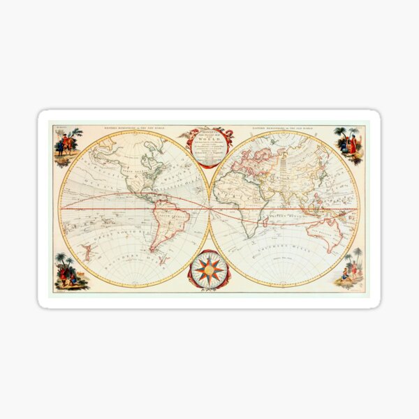 Item preview, Map of The World Art Print designed and sold by Nils Petter Stein.