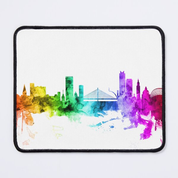 Item preview, Liege Belgium Skyline designed and sold by ArtPrints.
