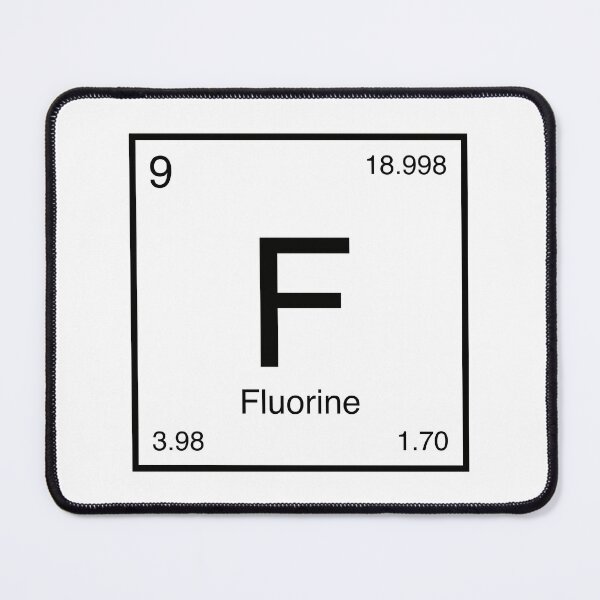 Item preview, Fluorine Element (black) designed and sold by AllAboutScience.