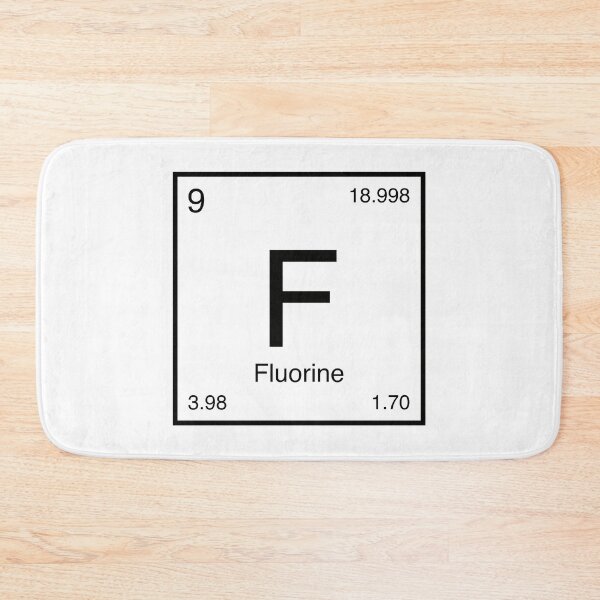 Item preview, Fluorine Element (black) designed and sold by AllAboutScience.