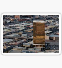 Aerial view of Trump International Hotel Las Vegas, Nevada, USA Sticker