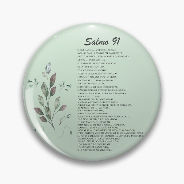 Item preview, Salmo 91, Versículo de la Biblia en Español designed and sold by latiendadearyam.