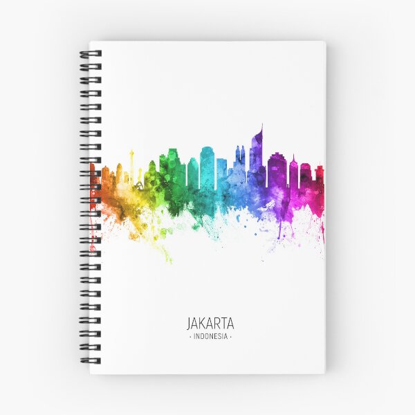 Item preview, Jakarta Skyline Indonesia designed and sold by ArtPrints.