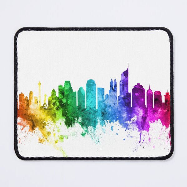 Item preview, Jakarta Skyline Indonesia designed and sold by ArtPrints.