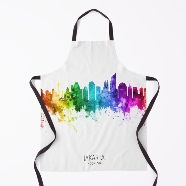 Item preview, Jakarta Skyline Indonesia designed and sold by ArtPrints.