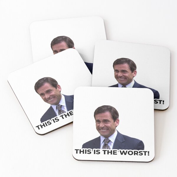 Item preview, The Office - Michael Scott "THIS IS THE WORST!" funny face  designed and sold by OutfitCustoms1.