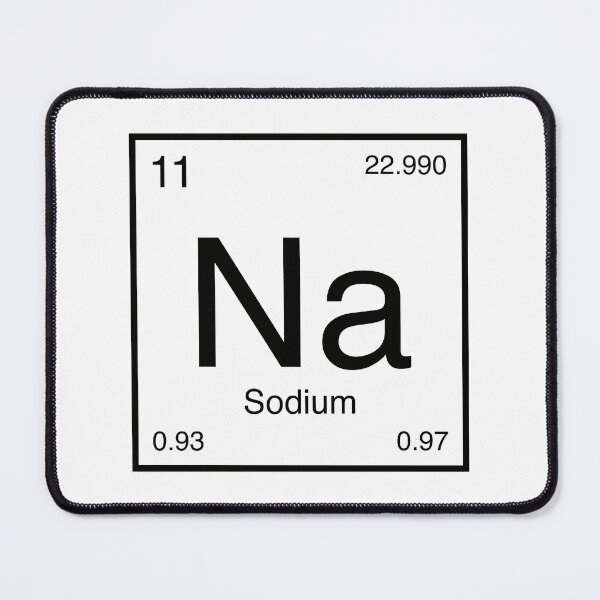 Item preview, Sodium Element (black) designed and sold by AllAboutScience.