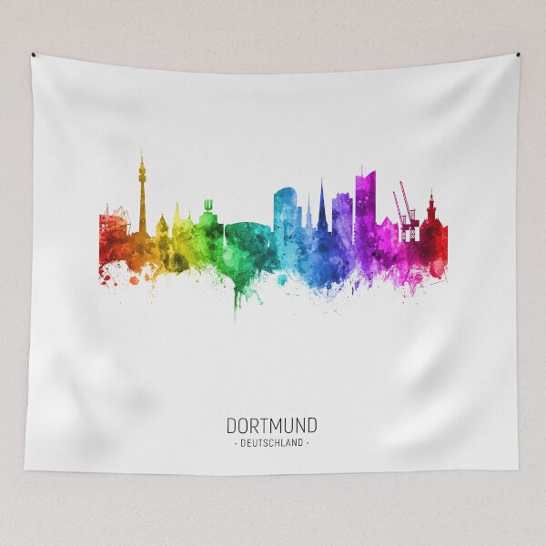 Item preview, Dortmund Germany Skyline designed and sold by ArtPrints.