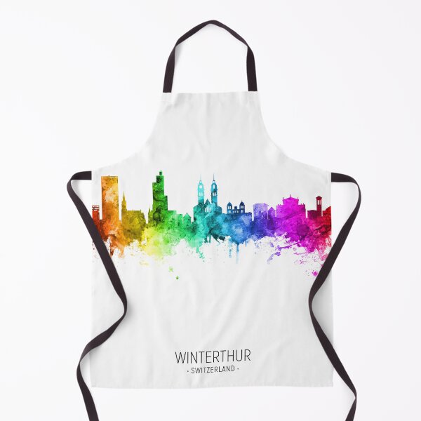 Item preview, Winterthur Switzerland Skyline designed and sold by ArtPrints.
