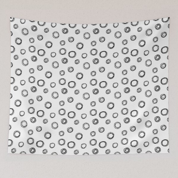 Item preview, Pattern with handdrawn doodle circles designed and sold by AnastasiiaM.