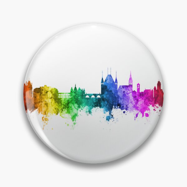 Item preview, Thun Switzerland Skyline designed and sold by ArtPrints.