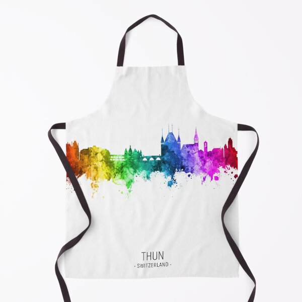 Item preview, Thun Switzerland Skyline designed and sold by ArtPrints.