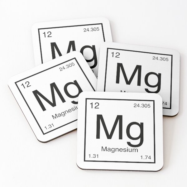 Item preview, Magnesium Element (black) designed and sold by AllAboutScience.