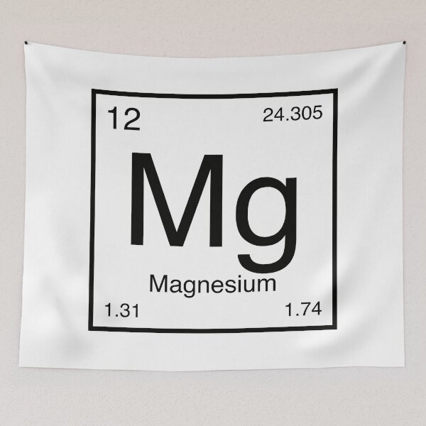Item preview, Magnesium Element (black) designed and sold by AllAboutScience.