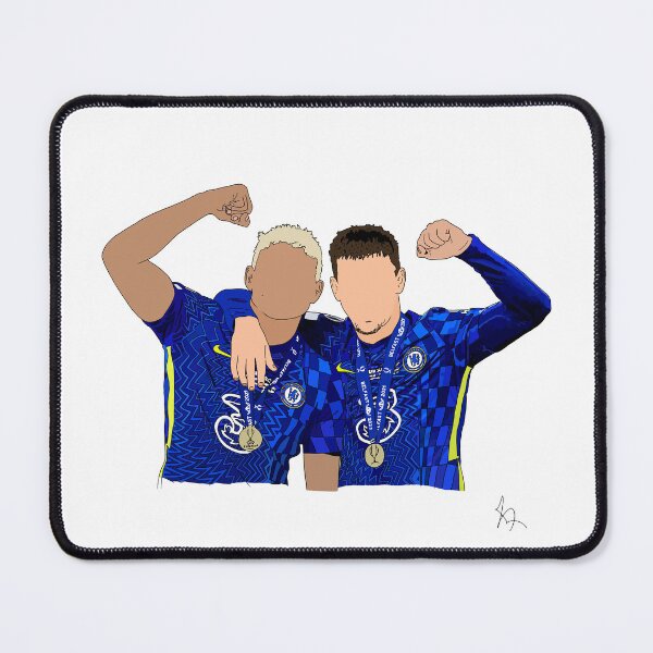 Item preview, Thiago Silva & Mason Mount - without facial features designed and sold by Beautifutebol.