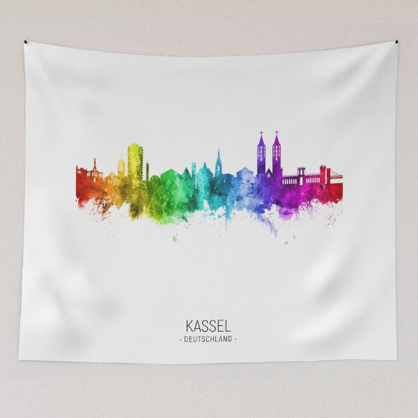 Item preview, Kassel Germany Skyline designed and sold by ArtPrints.