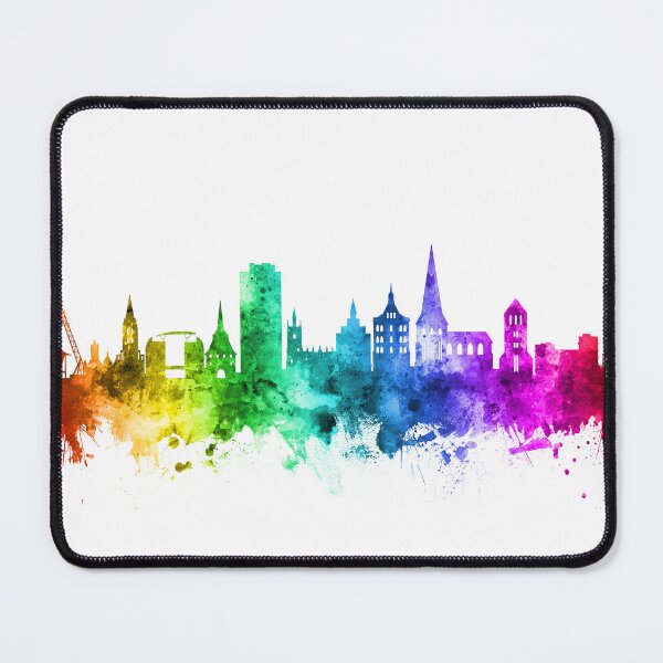 Item preview, Rostock Germany Skyline designed and sold by ArtPrints.