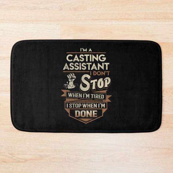 Item preview, Casting Assistant T Shirt - I Stop When Done Job Gift Item Tee designed and sold by natalinedk.