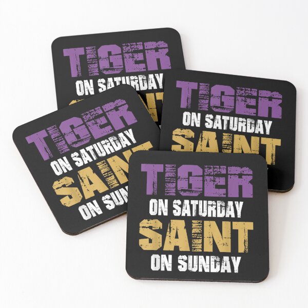 Item preview, Tiger on Saturday Saint on Sunday designed and sold by hassan-tee.