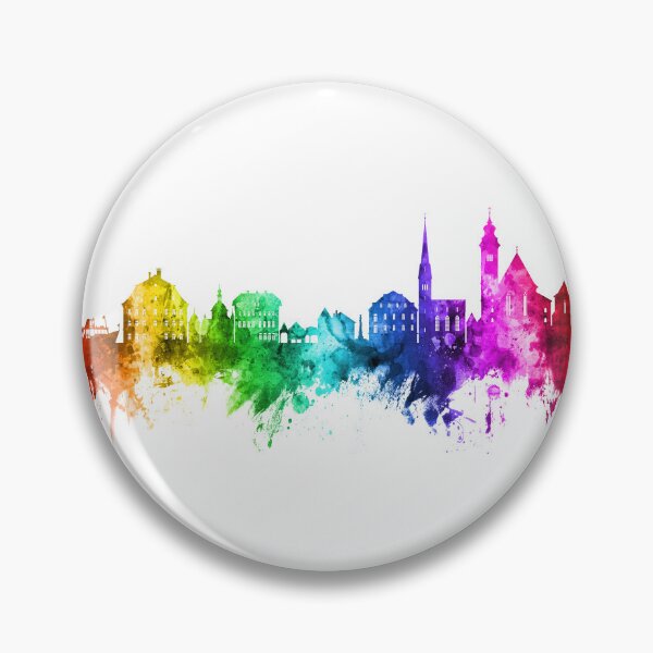 Item preview, Hallstatt Austria Skyline designed and sold by ArtPrints.