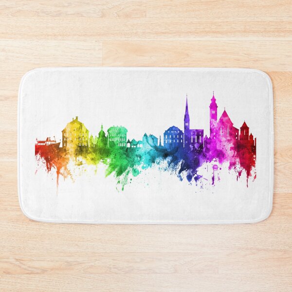 Item preview, Hallstatt Austria Skyline designed and sold by ArtPrints.
