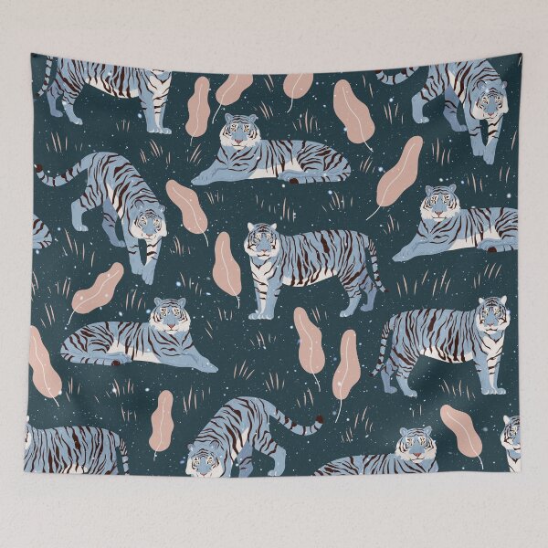 Item preview, Blue Tigers designed and sold by LY DESIGN.