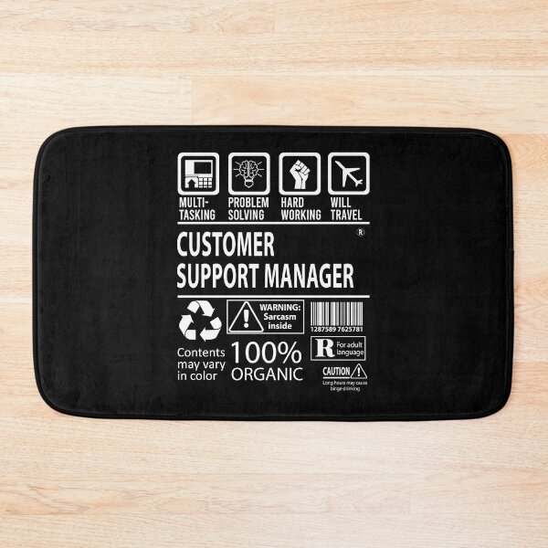 Item preview, Customer Support Manager T Shirt - MultiTasking Certified Job Gift Item Tee designed and sold by sabinacsnm.