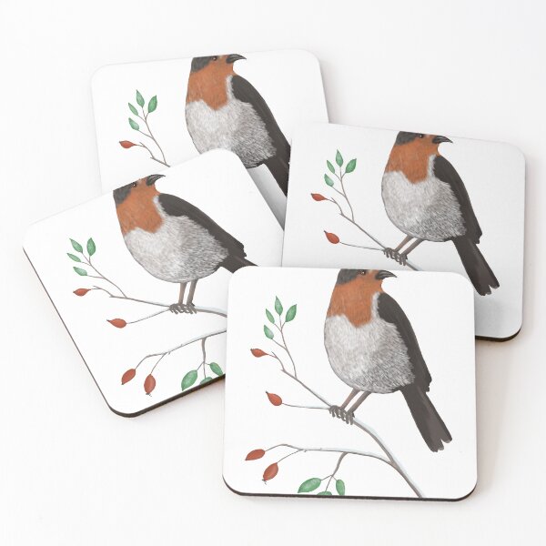 Item preview, Robin digital art winter season designed and sold by Blessthings.